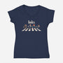 Innie Road-Womens-V-Neck-Tee-2DFeer