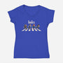 Innie Road-Womens-V-Neck-Tee-2DFeer