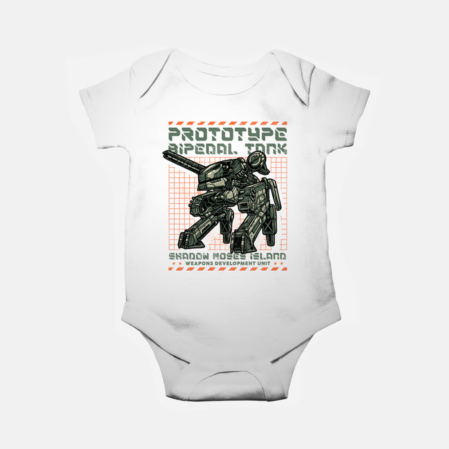 Prototype Bipedal Tank-Baby-Basic-Onesie-momma_gorilla
