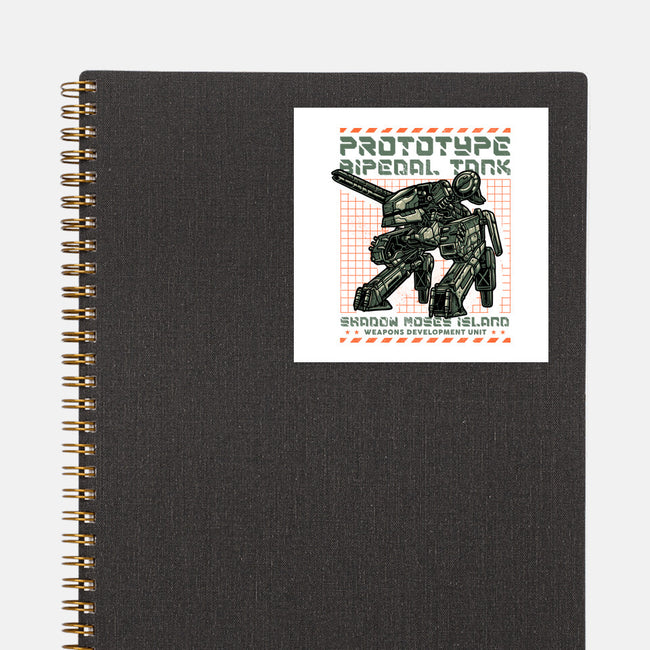 Prototype Bipedal Tank-None-Glossy-Sticker-momma_gorilla