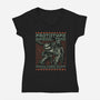 Prototype Bipedal Tank-Womens-V-Neck-Tee-momma_gorilla