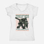 Prototype Bipedal Tank-Womens-V-Neck-Tee-momma_gorilla