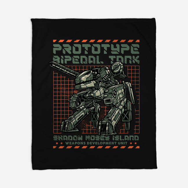 Prototype Bipedal Tank-None-Fleece-Blanket-momma_gorilla