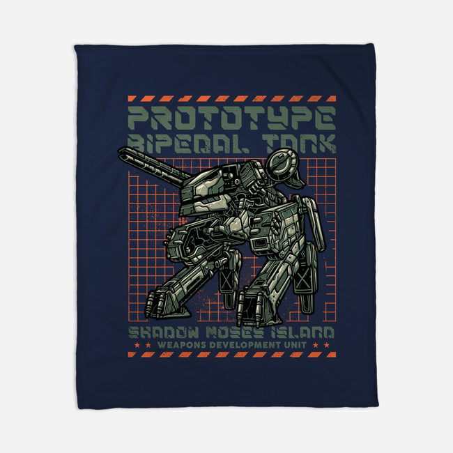Prototype Bipedal Tank-None-Fleece-Blanket-momma_gorilla