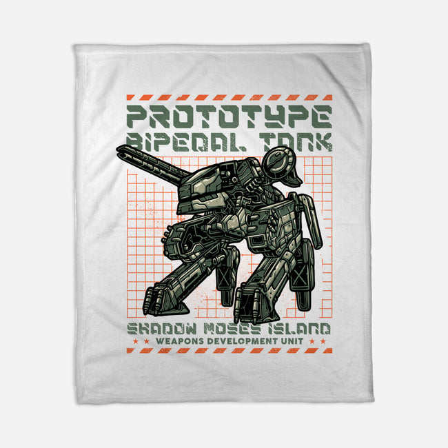 Prototype Bipedal Tank-None-Fleece-Blanket-momma_gorilla