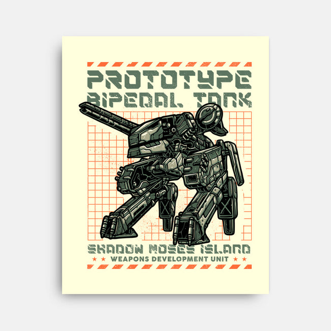 Prototype Bipedal Tank-None-Stretched-Canvas-momma_gorilla