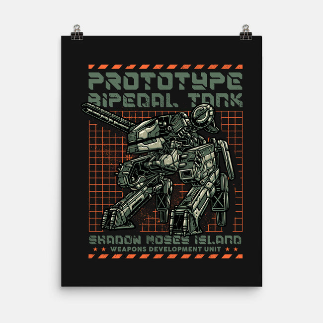 Prototype Bipedal Tank-None-Matte-Poster-momma_gorilla