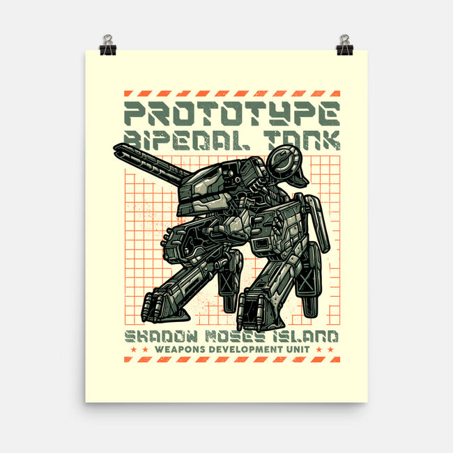 Prototype Bipedal Tank-None-Matte-Poster-momma_gorilla