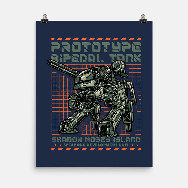 Prototype Bipedal Tank-None-Matte-Poster-momma_gorilla