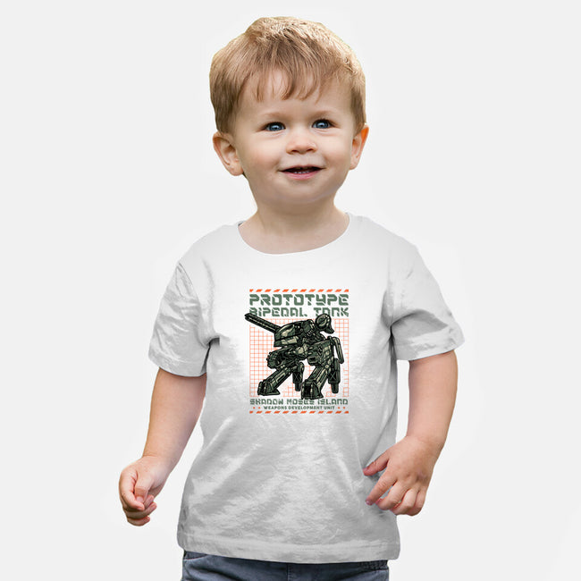 Prototype Bipedal Tank-Baby-Basic-Tee-momma_gorilla