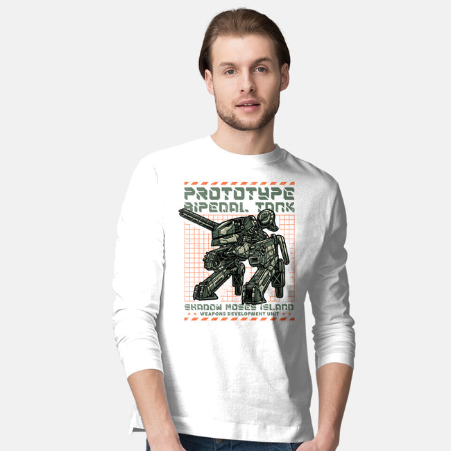 Prototype Bipedal Tank-Mens-Long Sleeved-Tee-momma_gorilla
