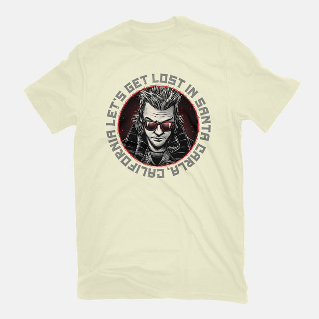 Get Lost In Santa Carla-Mens-Basic-Tee-momma_gorilla