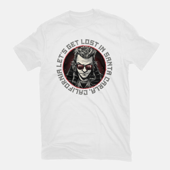 Get Lost In Santa Carla-Mens-Basic-Tee-momma_gorilla