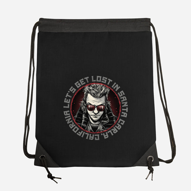 Get Lost In Santa Carla-None-Drawstring-Bag-momma_gorilla