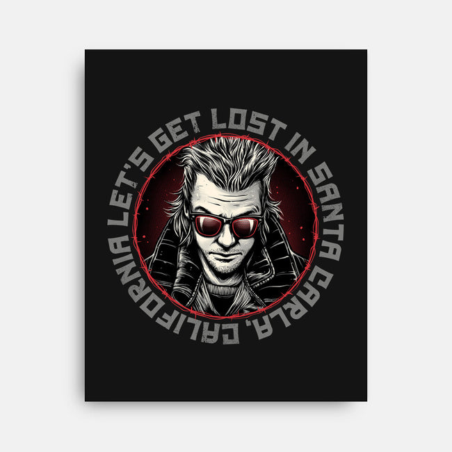 Get Lost In Santa Carla-None-Stretched-Canvas-momma_gorilla