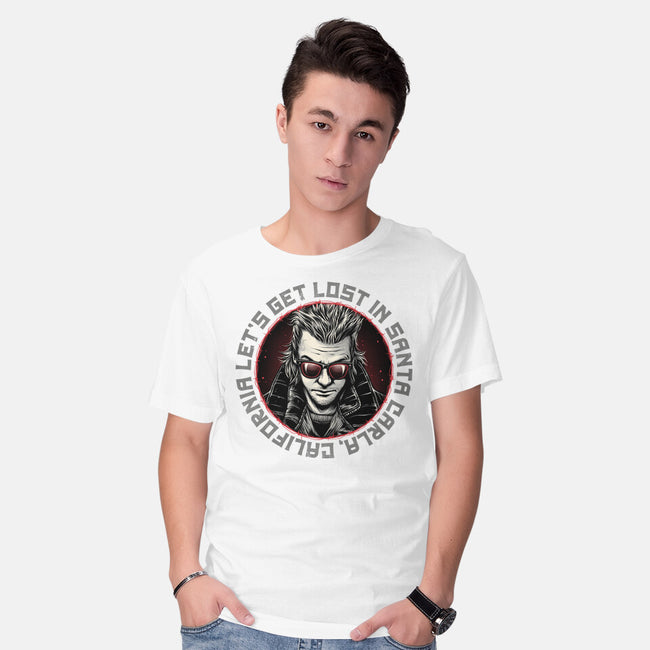 Get Lost In Santa Carla-Mens-Basic-Tee-momma_gorilla