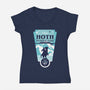 Freeze Your Wampa Off-Womens-V-Neck-Tee-BadBox