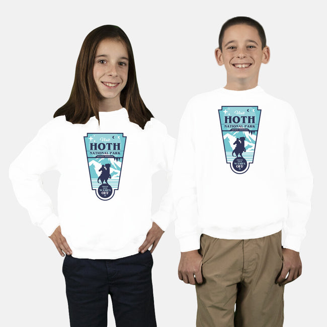 Freeze Your Wampa Off-Youth-Crew Neck-Sweatshirt-BadBox