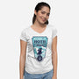 Freeze Your Wampa Off-Womens-V-Neck-Tee-BadBox
