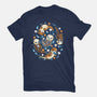 Otter Family-Womens-Fitted-Tee-Vallina84