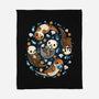 Otter Family-None-Fleece-Blanket-Vallina84