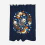 Otter Family-None-Polyester-Shower Curtain-Vallina84