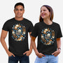 Otter Family-Unisex-Basic-Tee-Vallina84