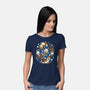 Otter Family-Womens-Basic-Tee-Vallina84