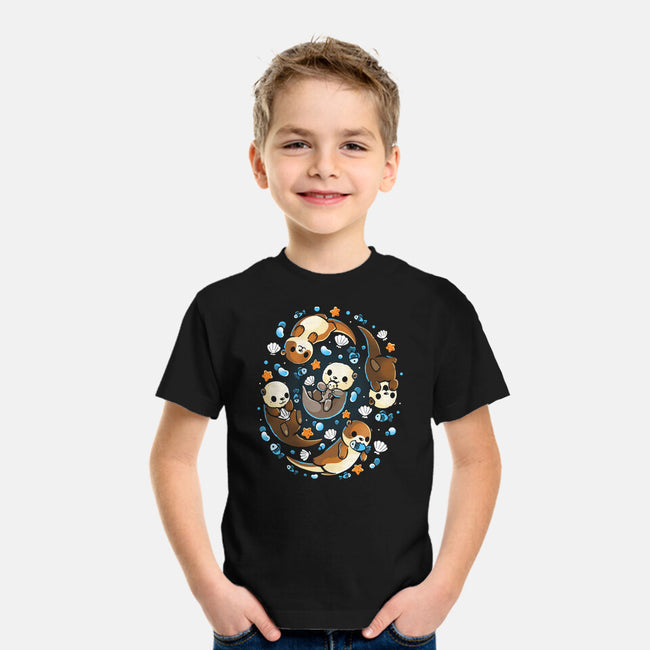 Otter Family-Youth-Basic-Tee-Vallina84