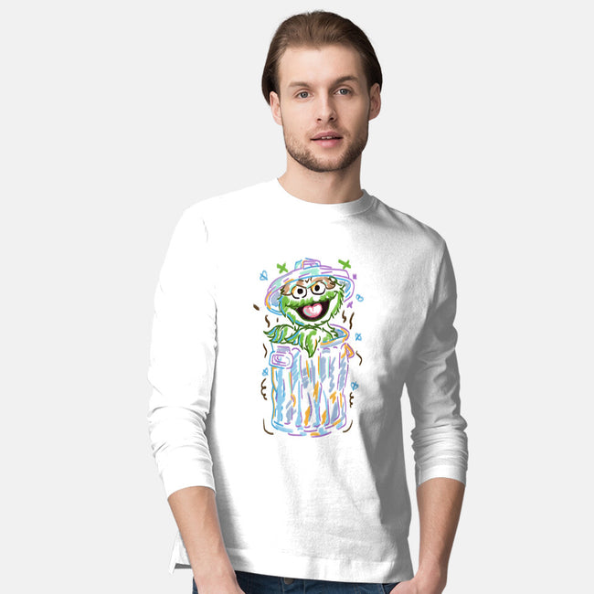 Trash Puppet-Mens-Long Sleeved-Tee-nickzzarto