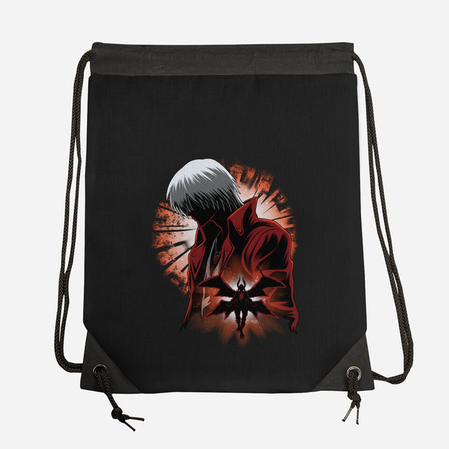 Demon Angel-None-Drawstring-Bag-rmatix