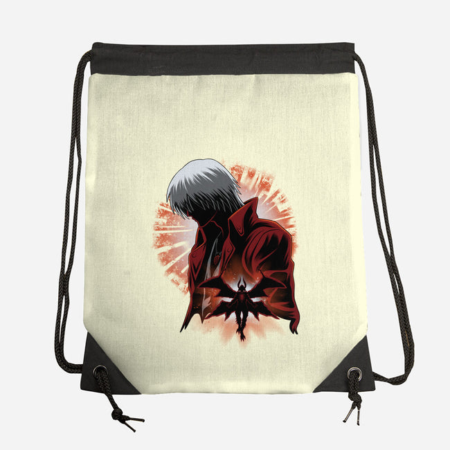 Demon Angel-None-Drawstring-Bag-rmatix
