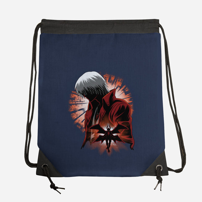 Demon Angel-None-Drawstring-Bag-rmatix