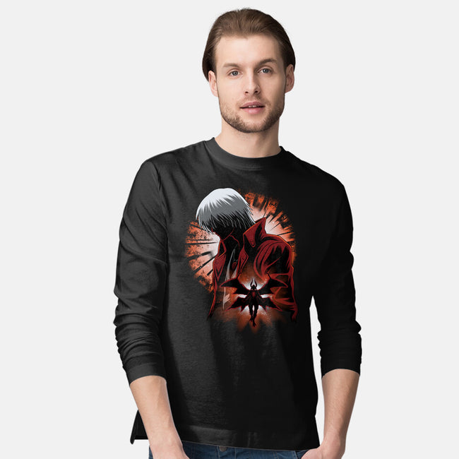 Demon Angel-Mens-Long Sleeved-Tee-rmatix