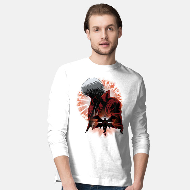 Demon Angel-Mens-Long Sleeved-Tee-rmatix
