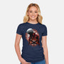 Demon Angel-Womens-Fitted-Tee-rmatix
