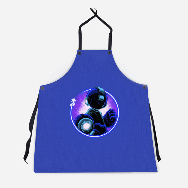 Blue Metal Hero-Unisex-Kitchen-Apron-rmatix