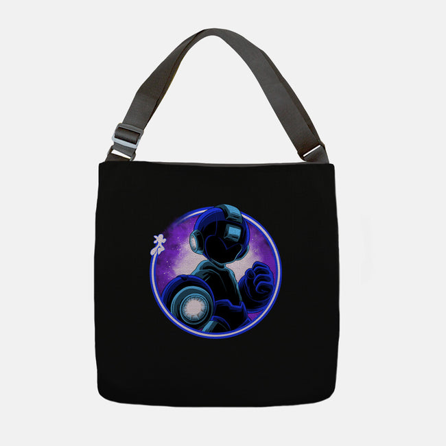 Blue Metal Hero-None-Adjustable Tote-Bag-rmatix