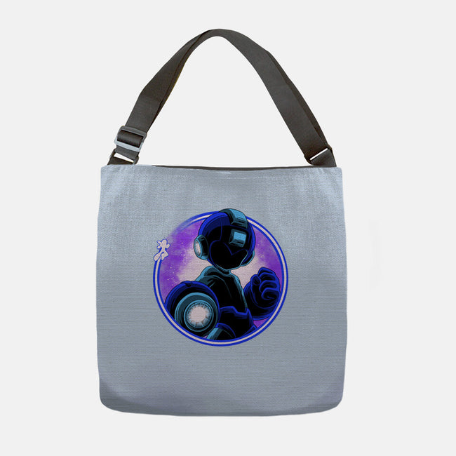 Blue Metal Hero-None-Adjustable Tote-Bag-rmatix