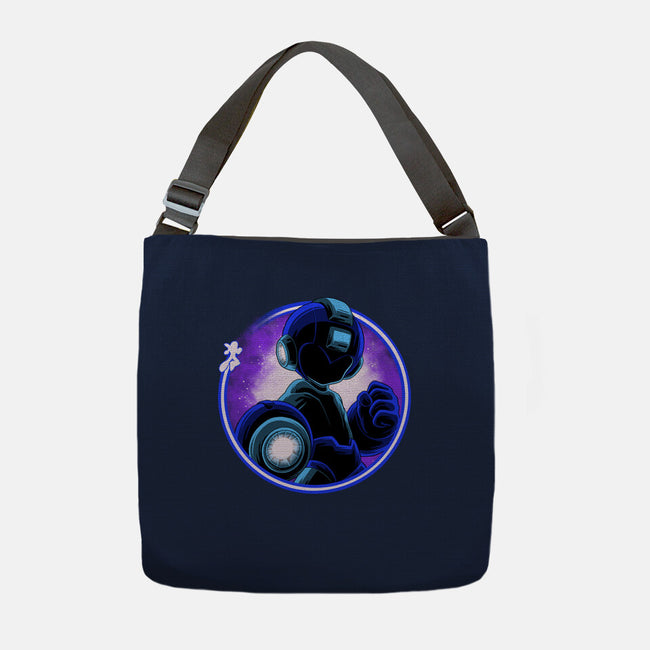 Blue Metal Hero-None-Adjustable Tote-Bag-rmatix