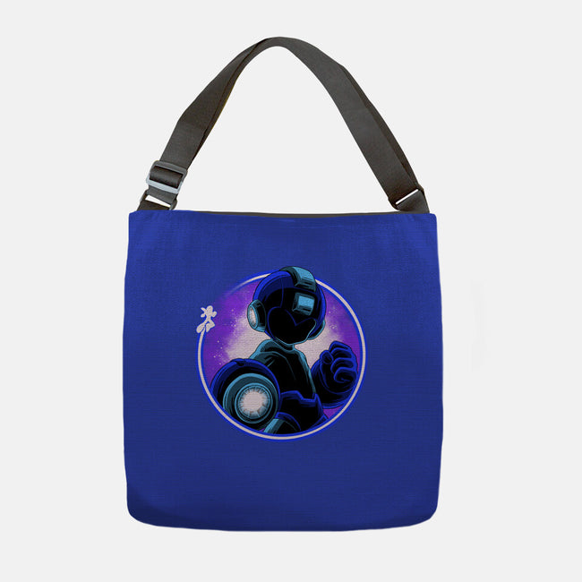 Blue Metal Hero-None-Adjustable Tote-Bag-rmatix