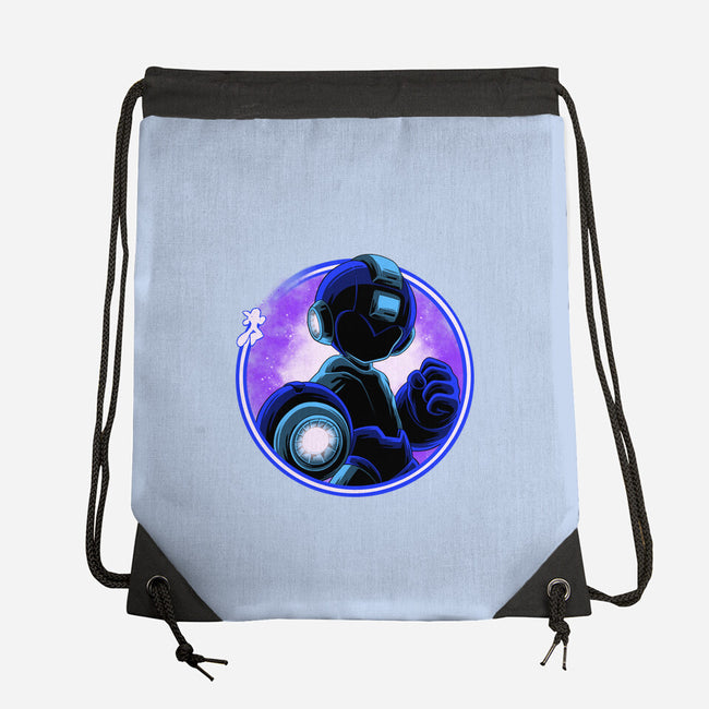 Blue Metal Hero-None-Drawstring-Bag-rmatix