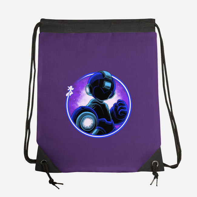 Blue Metal Hero-None-Drawstring-Bag-rmatix