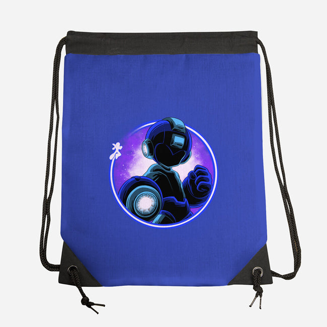 Blue Metal Hero-None-Drawstring-Bag-rmatix