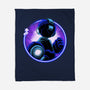 Blue Metal Hero-None-Fleece-Blanket-rmatix