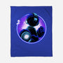 Blue Metal Hero-None-Fleece-Blanket-rmatix