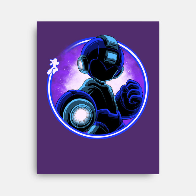 Blue Metal Hero-None-Stretched-Canvas-rmatix