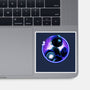Blue Metal Hero-None-Glossy-Sticker-rmatix