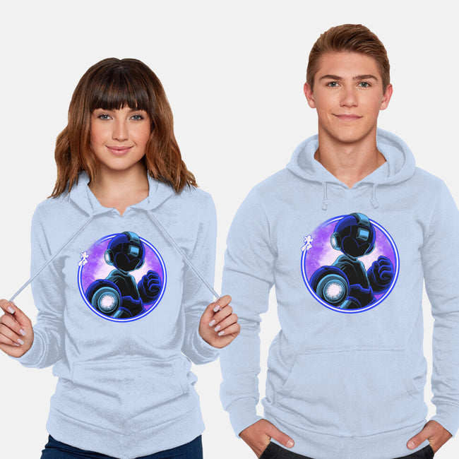 Blue Metal Hero-Unisex-Pullover-Sweatshirt-rmatix