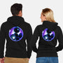 Blue Metal Hero-Unisex-Zip-Up-Sweatshirt-rmatix